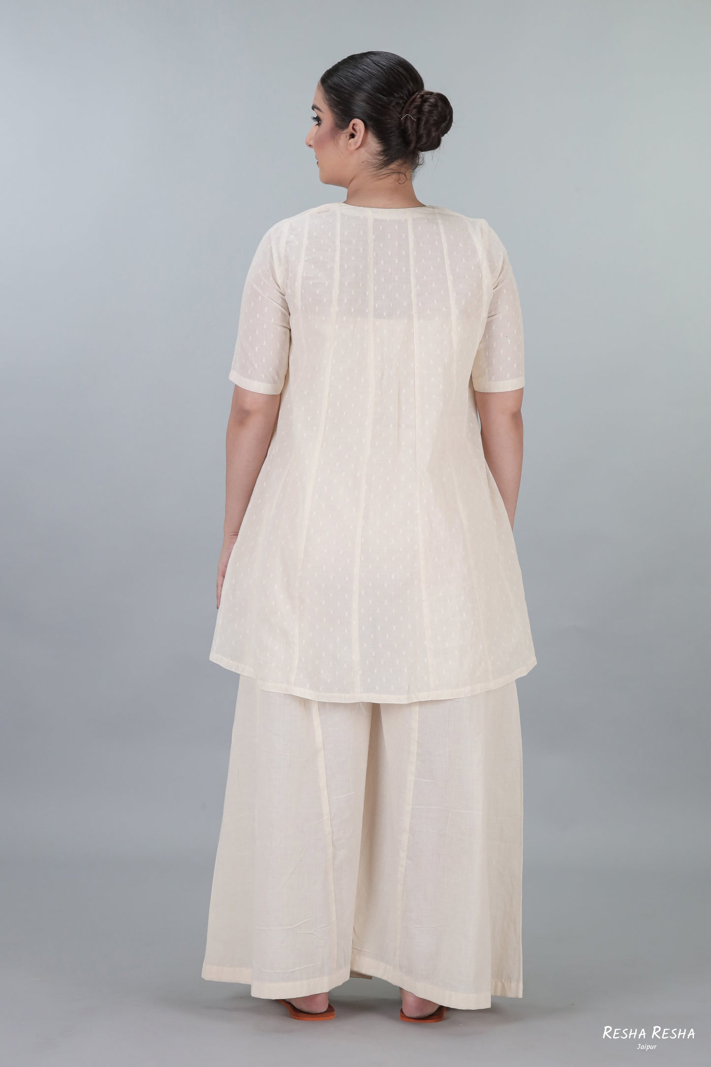 Kalidar Short Kurta With Palazzo